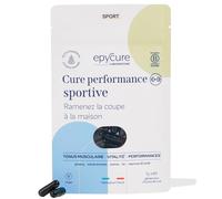 EPYCURE - Cure Performance Sportive - Améliore la Récupération - 100% Naturel - Énergie et Endurance - Ginseng, Tribule, Acérola, Vitamines B6 et B3-1 Mois - Vegan