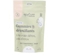 Epycure Gummies détoxifiants – Artichaut, Chicorée, Spiruline – Sans sucres – 60 gummies