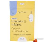 Parapharmacie > Compléments alimentaires > Cheveux, peau, ongles > Compléments alimentaires bronzage et soleil > Compléments Préparation soleil Epycure Gummies Solaires Gummies x 60