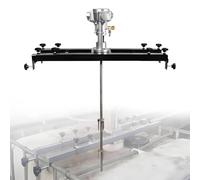 EpyGnom Agitateur pour Cuve IBC, Mélangeur Pneumatique pour Fûts (Solutions a Viscosité Moyenne et Élevée), Hélice Repliable, Châssis Télescopique, pour Peintures, Encres et Colles 1/2HP-3Cylinder