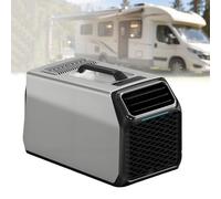 EpyGnom Climatiseur de Tente Silencieux, Refroidissement Rapide, avec Déshumidificateur et Ventilateur, Mode Nuit et Minuterie 24 H, pour Camping, Camping-Cars, Camions et Fourgonnettes Silver-1100W