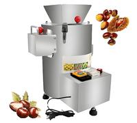 EpyGnom Machine Automatique a Décortiquer Les Châtaignes, Éplucheuse Électrique pour Séparateur D'amandes, avec Minuterie et Avertisseur, 100-200 Kg/H, pour Transformation de Châtaignes 12blades