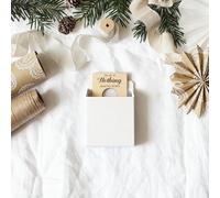 Epzariooy The Gift of Nothing - Cadeau amusant en bois pour Noël, échange de cadeaux d'éléphant blanc, anniversaire ou fête de bureau - Cadeau fantaisie unique pour les amis, la famille et les