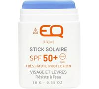 EQ | Mineral Sunscreen Face Stick SPF50+ - Very High Colored Sun Protection - Water Resistant - Ocean Friendly - For Kids and Sports Activites - 10g - Blue…