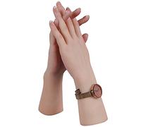 EQAIWUJIE Lifesize Mannequin en silicone pour femme avec clou (main droite, ivoire)