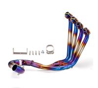 EQAUHYB G Compatible avec CBR650R pour CB650R 2014 2015 2016 2017 2018 2019 2020 2021 2022 2023 2024 51MM Moto Slip on Échappement Modifier Tuyau Avant(Type B)