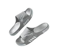 EQFOPJQM Claquette Hommes Les Sandales Masculines Peuvent Porter La Taille 49 Non Glissantes À Maison Intérieure-gris-36-37