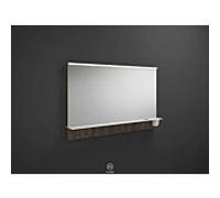 Eqio miroir lumineux SEZQ120F2012 120 x 76,9 x 15 cm, décor châtaigne truffe, plafonnier LED horizontal Burgbad