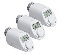 eqiva Lot de 3 thermostats électroniques pour radiateur modèle N avec Fonction Boost