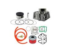 EQJSHL Bloc-cylindres D'admission D'air Pour XR400 (1996-2004) Segments De Piston 85 Mm, Joint, Durite D'essence, Filtre À Huile Et À Essence Joint De Culasse