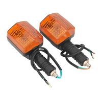 EQJSHL Clignotants Arrière Étanches pour Moto pour Y&amaha DT200, TW200, TW200E, XT250, XT350, XT550, XT600, FZ750 Feu Signal(2 pièces)