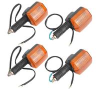 EQJSHL Clignotants Arrière Étanches pour Moto pour Y&amaha DT200, TW200, TW200E, XT250, XT350, XT550, XT600, FZ750 Feu Signal(4 pièces)