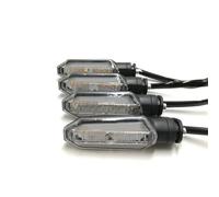 EQJSHL Clignotants Moto pour H&Onda RS150, XRE300, CRF300, X-ADV, Feux De Position Feu Signal(Clair,4 pièces)