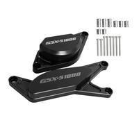 EQJSHL Curseurs Cadre Protection Anti-Collision pour Cadre De Moto, Protection De Carter De Stator Moteur pour Suzuki GSX-S1000 GSX-S1000F GSX-S 1000 2015 2016 GSXS1000 Protection Anti-Chute(Noir)