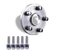 EQJSHL Entretoises De Roue De Voiture pour Cales De Remplacement Joints De Moyeu De Roue Élargis Entretoises De Roue Auto Hubcentric Joint de Bride(Argent,15mm)