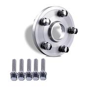 EQJSHL Entretoises De Roue De Voiture pour Ford pour Focus Cales Joints De Moyeu De Roue De Rechange Entretoises De Roue Automatiques Joint de Bride(Argent,Adapters 15mm)
