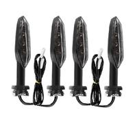 EQJSHL Indicateurs course Clignotant De Moto Pour Pour ZX-6R Pour Ninja 1000, 650, 650R, 250 Pour ZX-10R, Lampe Témoin Clignotante Éclairage(4 pièces)