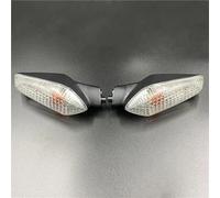 EQJSHL Indicateurs Moto Clignotants Moto pour Ducati Monster 659 696 796 797 821 1100/S/EVO 1200 Streetfighter 848 Clignotants Indicateurs(Clair)