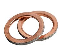 EQJSHL Joints De Pot D'échappement Pour Motos Pour XT400E VP125 TT600 SZR660 SRX 600/400 MT 07 03 GTS1000 FZS600 FZR 600/500/400 lot De 2 Joint De Culasse