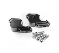 EQJSHL Kit De Rehausseurs Guidon pour Tenere 700, TENERE700, XTZ, XT700Z, World Raid Rally, Pince Fixation Rehausse Amovible(Noir)