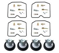 EQJSHL Kit De Réparation De Carburateur De Moto pour Suzuki GSX Inazuma 750 GSX750 1998-2001 Kit De Réparation De Carburateur Pièces De Flotteur De Diaphragme(Couleur 3)