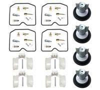 EQJSHL Kit De Réparation De Carburateur De Moto pour Suzuki GSX Inazuma 750 GSX750 1998-2001 Kit De Réparation De Carburateur Pièces De Flotteur De Diaphragme(Couleur 4)