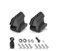 EQJSHL Rehausseur De Guidon pour Moto pour CFMOTO 800MT, Accessoires 700 450MT, Adaptateur Hauteur, Kit Rehausseurs 700MT Rehausse Amovible(Noir)
