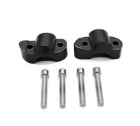 EQJSHL Rehausseurs De Guidon De Moto pour Suzuki GSX-S1000 GSX-S1000F GSXS1000 GSXS1000F 2015-2023 Adaptateur De Serrage De Rehausseur De Guidon Pinces rehausseur Guidon(Noir)