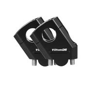 EQJSHL Rehausseurs De Guidon De Moto pour Suzuki V-Strom 800 DE VSTROM 800DE 2023 Motocross Rehaussement Pince De Montage Pit Pinces rehausseur Guidon(Noir)