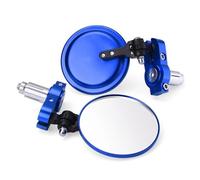 EQJSHL Rétroviseurs Latéraux Moto Pour Suzuki GS550M Katana GSX1100F GSX 250 550, Ronds Et Rabattables Rétroviseur Conduite(BLEU)