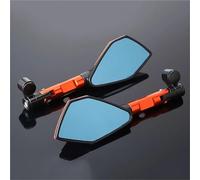 EQJSHL Rétroviseurs Latéraux pour Moto pour H&Onda MSX 125, pour CB500X, NC750X, pour CB750, CRF1100L Africa Twin, Grand Champ De Vision. Rétroviseur Conduite(Orange)