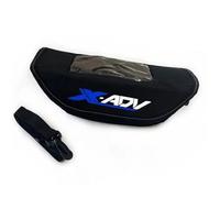EQJSHL Sacoche De Guidon Moto pour H&Onda X-ADV 750 150 125 150 350, Sac De Rangement Étanche, Sacoche De Navigation, Sacs À Outils Sacoches cavalières(Noir 3)