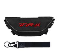 EQJSHL Sacoche De Guidon pour Moto pour Benelli TRK702 Et TRK702X, Sac De Rangement pour Outils De Réparation, Sac De Voyage Sacoches cavalières(Noir 4)