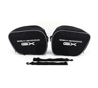 EQJSHL Sacoche De Selle Intérieure pour Suzuki GSX S1000GX GSXS1000GX GSX-S1000 GX 2024-2025 Sacoches cavalières(Noir 1)