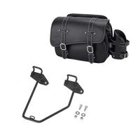 EQJSHL Sacoche Latérale De Moto pour H&Onda Rebel CMX500 250 300 350 500 1100, Sacoche De Voyage en PU, Sacs À Outils Étanches Sacoches cavalières(Bundle Right Black 4)