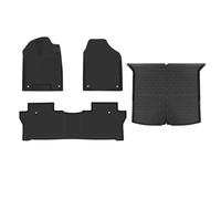 EQJSHL Tapis De Sol De Voiture Antidérapants pour Passeport 2016-2024, Doublures De Tapis De Chargement Toutes Saisons, Tapis D'intérieur Imperméables(Noir 1)