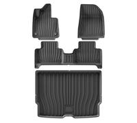 EQJSHL Tapis De Sol De Voiture Antidérapants pour Volvo EX30 2024 2025 LHD Tapis Coffre TPE Tapis Sol Imperméable Et Inodore Ensemble De Plateaux(Conduite à Gauche 4 pièces)