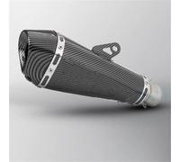 EQJSHL Tuyau D'échappement De Moto pour Yamaha YZF R1 R3 R6 Nmax Tmax 51 Mm, Silencieux D'admission, Éliminateur Bruit Extrémités de Tuyau(Couleur 2)