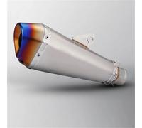 EQJSHL Tuyau D'échappement De Moto pour Yamaha YZF R1 R3 R6 Nmax Tmax 51 Mm, Silencieux D'admission, Éliminateur Bruit Extrémités de Tuyau(Couleur 5)