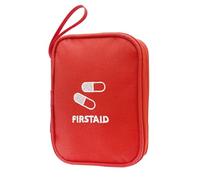 EQLEF Mini Trousse de Secours Vide, Sac de Rangement médical Portable Trousse de Premiers Soins imperméable à l'eau, Peut être utilisé dans Le Bureau de Voiture, l'école ou à l'extérieur (Rouge)