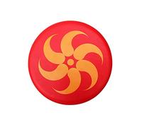 EQLEF Mousse Flying Disks Enfants, Soft PU Mousse Flying disks Disque Sports en Plein Air Jardin Parc Jouet pour Enfants 1 pièce (Rouge)