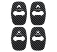 EQLIFD 4PCS Voiture Serrure Porte Couvercle Protection, pour Citroen C5 Aircross 2017-2022 2023 Portes Couvre Serrure Anti-Bruit Anti-Poussière Accessoires,E