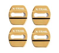 EQLIFD 4PCS Voiture Serrure Porte Couvercle Protection, pour Nissan X-Trail Portes Couvre Serrure Anti-Bruit Anti-Poussière Accessoires,C