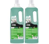 EQM - ECO-215 - Nettoyant Ammoniacal Multi-Usages Parfumé 1L - À base d’ammoniac parfumé - Puissante action dégraissante - Idéal pour sols et surfaces variées (Lot de 2)