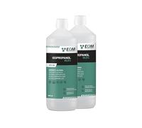 EQM - ECO-301 - Alcool Isopropylique 99,9% - Isopropanol 2x1L - Nettoyage | Évaporation Rapide - Sans Résidus - Électronique, Objectifs, Écrans, Résines 3D & Dégraissage