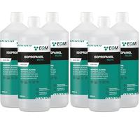 EQM - ECO-301 - Alcool Isopropylique Pur à 99,9% - 3x1L - Nettoyage de composants électroniques, objectifs et écrans - Nettoyage des résines d'impression 3D (Lot de 2)
