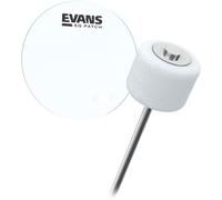 Evans Patch simple-pédale EQ EQPC1 – plastique translucide