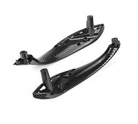 EQPWZG Garniture intérieure arrière de voiture en fibre de carbone, poignée de traction, couvercle de poignées de porte intérieures, for BMW, for F30 F80 F82 F31 F32 F33 F35 2013-2017 poignée de porte