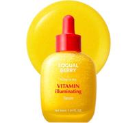 Eqqual Glow Filter Vitamin Illuminating Serum, Sérum Éclaircissant avec Céramides pour Peaux Sensibles, Solution Anti-Taches Brunes et Melasma, 30ml - Made in Korea