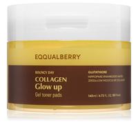 EQQUALBERRY Collagen Glow Up Gel Toner Pads patchs tonifiants pour une peau lumineuse 60 pcs